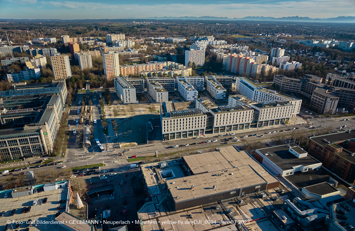 07.01.2023 - Umgebung in Neuperlach